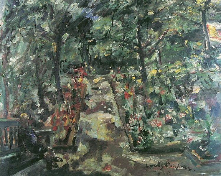 Lovis Corinth Garten in Berlin-Westend Germany oil painting art